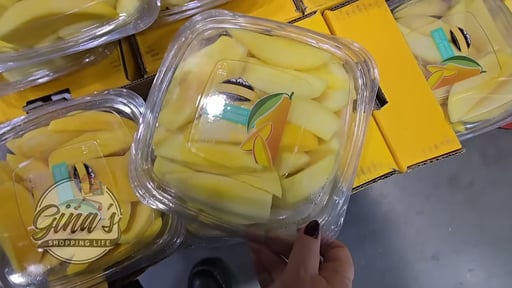 Fresh Cut Mango Slices