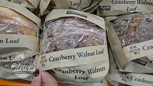 Kirkland Signature Cranberry Walnut Bread