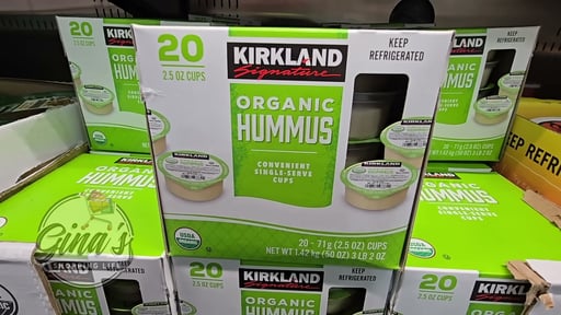 Kirkland Signature Organic Hummus Single Serve Cups