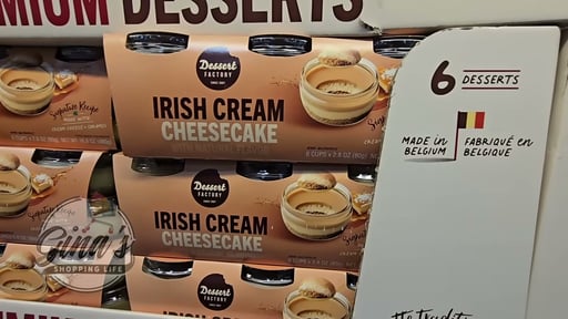 Dessert Factory Irish Cream Cheesecake 6/2.8 oz