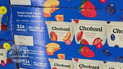 Chobani Non-Fat Greek Yogurt Fruit on the Bottom Variety Pack, 20 Count, 5.3 oz