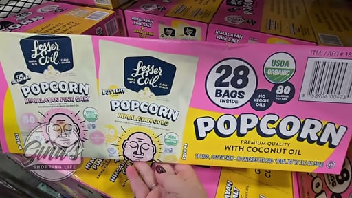Lesser Evil Organic Popcorn Variety 28 Bags