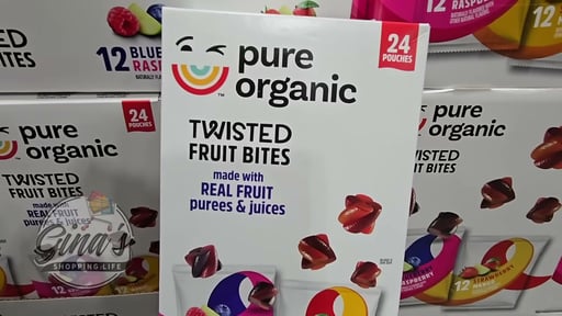 Pure Organic Twisted Fruit Bites 24 ct