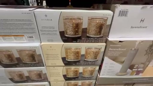 Avaria 2-Pack Glitter LED Confetti Scent Candles