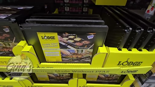 Lodge Seasoned Cast Iron Reversible Grill/Griddle