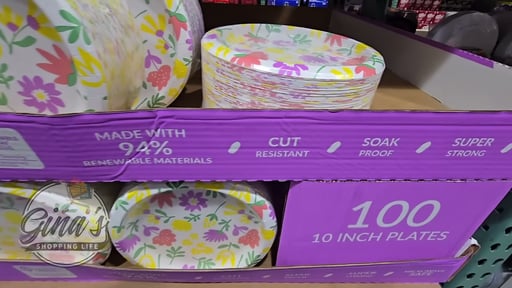 Pizazz 10" Spring Plate 100 ct