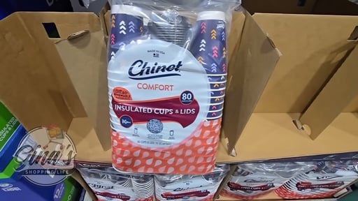 Chinet Comfort Insulated Cups & Lids 80/16 oz