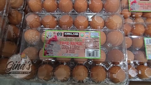 Kirkland Signature Org Free Range Eggs USDA Grade A 2 DZ