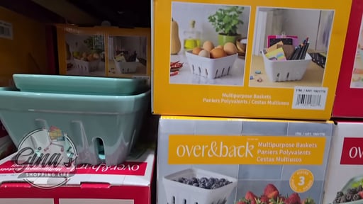 over&back 3-Piece Multipurpose Baskets