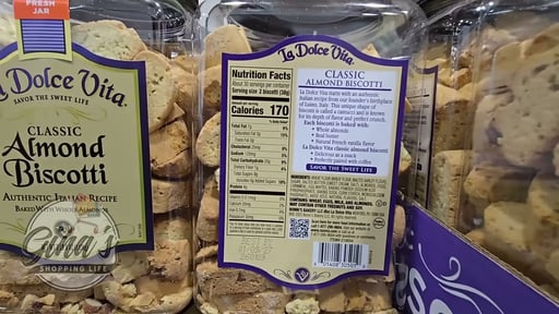 La Dolce Vita Classic Almond Biscotti 40 oz