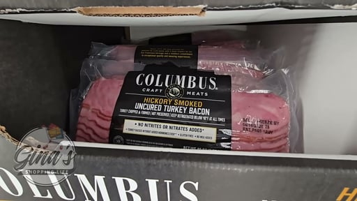 Columbus Smoked Turkey Bacon 4/10 oz