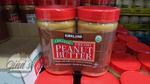Kirkland Signature Organic Creamy Peanut Butter 2/28 oz