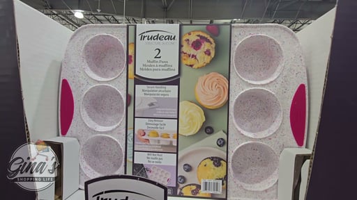 Trudeau Structure Silicone Muffin & Cupcake Pans, 2-Pack