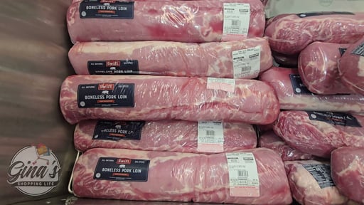 Swift Boneless Pork Loin Vacuum Packaged Per Lb.