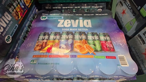 Zevia 6-Flavor Variety 30 Pack, 12 Ounces Each