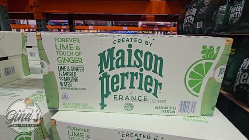 Maison Perrier Sparkling Water Variety Pack, 24 x 11.15 fl oz (330 mL)