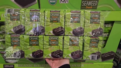 Kirkland Signature Organic Roasted Seaweed Snack