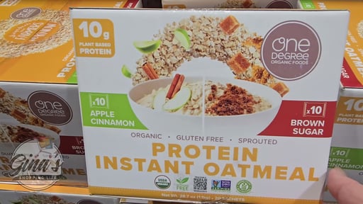 One Degree Organic Foods Protein Instant Oatmeal