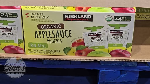 Kirkland Signature Organic Applesauce Pouches