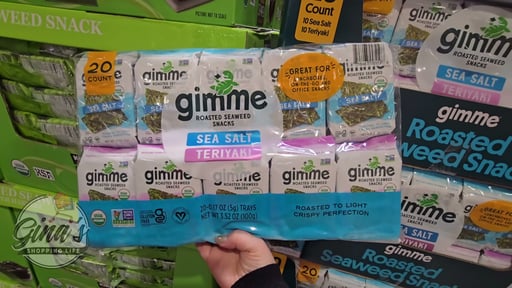 Gimme Organic Roasted Seaweed Snacks Variety Pack