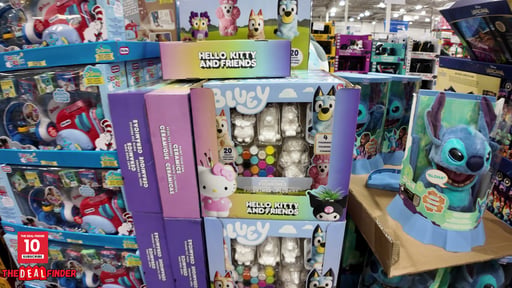 Paint Your Own Bluey & Hello Kitty Figurines Assortment