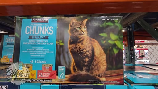 Kirkland Signature Wet Cat Food Chunks, 48/3 oz (9 lbs)