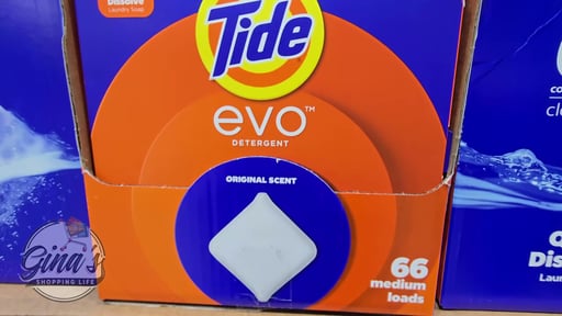 Tide Evo Laundry Detergent Tiles, Original Scent, 66 CT