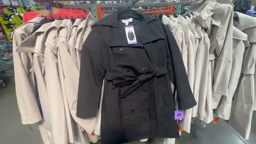 Calvin Klein Women's Hooded Trench Coat