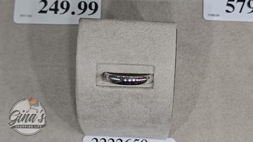 Platinum High Polish Wedding Band, Size 10