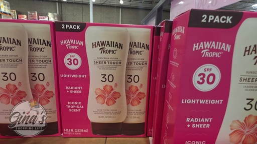 Hawaiian Tropic Sheer Touch Lotion Sunscreen SPF 30, 10.8 fl oz, 2-Pack