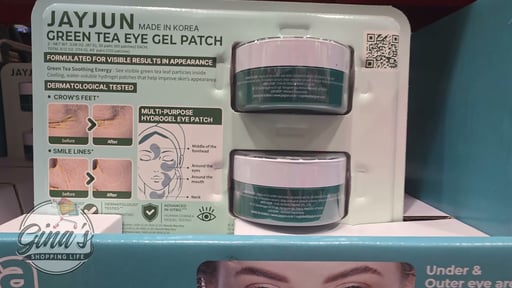 JAYJUN Green Tea Gel Eye Patches, 60 Pairs, 2-Pack