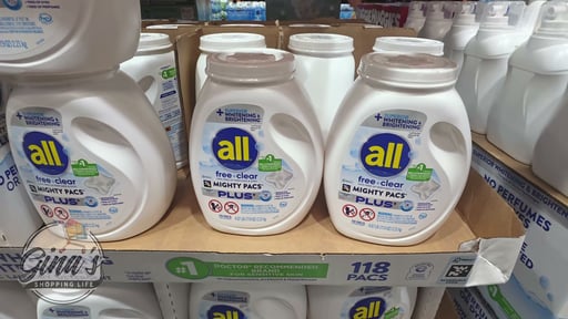 all Free & Clear Mighty Pacs Plus Laundry Pods, 118 CT