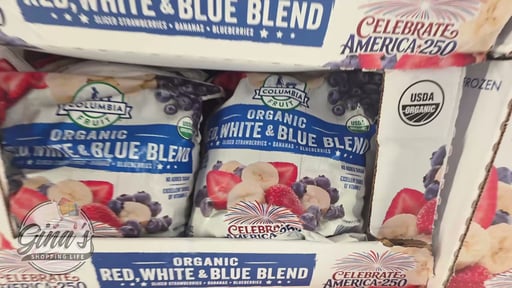 Columbia Fruit Organic Red, White, & Blue Fruit Blend 4 lbs