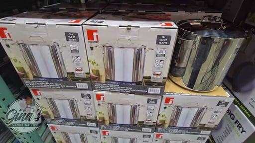 Bergner Stainless Steel 16 Qt Stock Pot