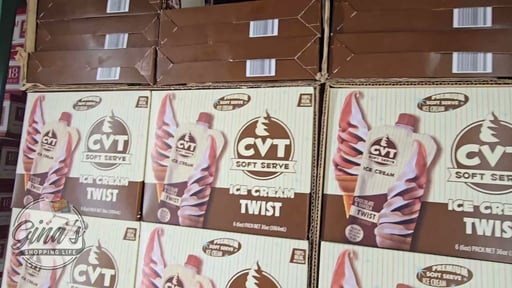 CVT Twist Soft Serve Ice Cream, 6 x 6 oz