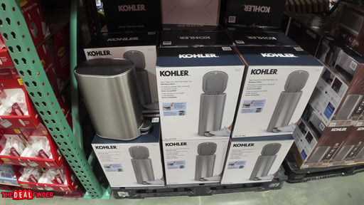 Kohler 8L Stainless Steel Bathroom Step Can