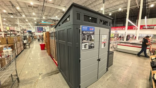Suncast 6' x 5' Resin Modern Shed