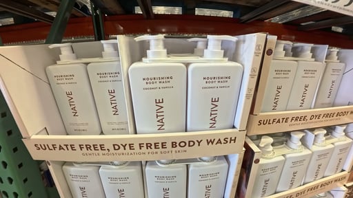 Native Nourishing Body Wash, Coconut & Vanilla, 2-Pack, 34 FL OZ Each