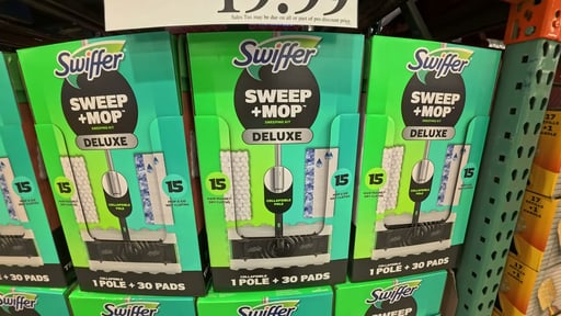 Swiffer Sweep & Mop 1 Device + 15 Wet/Dry Refills