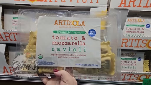 Artisola Org Tom & Mozz Ravioli
