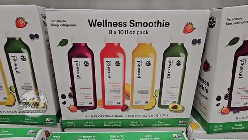 Pressed Juicery Wellness Smoothies, 8/10 Ounce Bottles