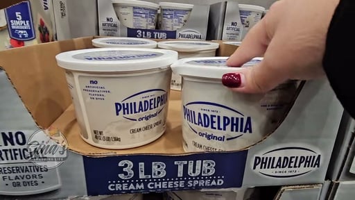Philadelphia Soft Cream Cheese Tub 3 lb