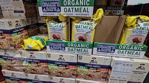 Coach's Oats Organic Oatmeal 72 oz