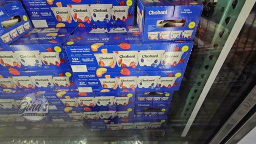 Chobani Non-Fat Greek Yogurt Fruit on the Bottom Variety Pack, 20 Count, 5.3 oz