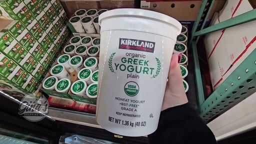 Kirkland Signature Organic Greek Yogurt 48 oz (3 lbs)