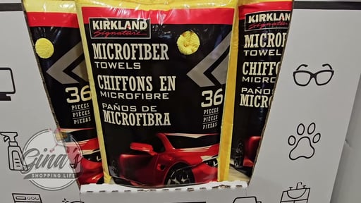 Kirkland Signature Microfiber Towel Ultra Plush 36 Pack
