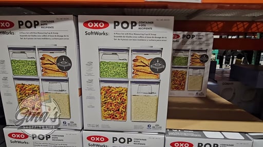 OXO SoftWorks 4-Piece POP Container Set with Cup and Scoop