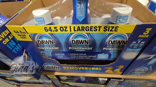 Dawn Platinum PowerWash Dish Spray 21.5 oz + 43 oz Refill