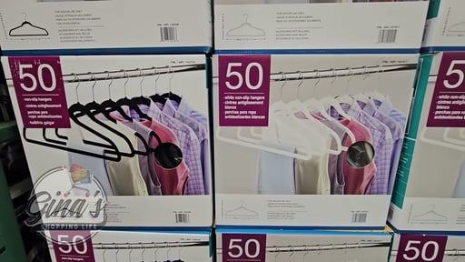 Flocked Hangers 50 Pack