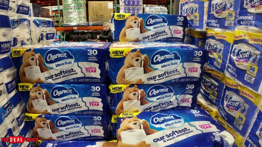 Charmin Ultra Soft 835 Sq Ft 30 Roll / 213 Sheets